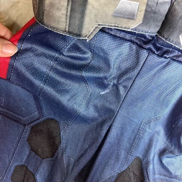 Captain America kids halloween Costume Muscle Chest Padded Jumpsuit size Small - Picture 8 of 15